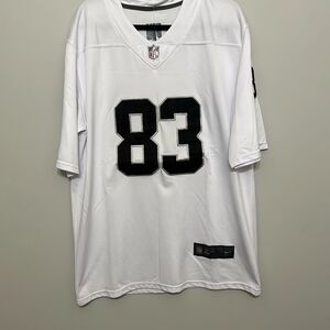 Nike Mens White Las Vegas Raiders NFL Football‎ Darren Waller #83 Jersey Large